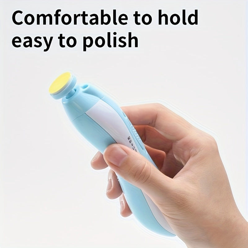 6-in-1 Electric Baby Nail Trimmer Kit with LED Light