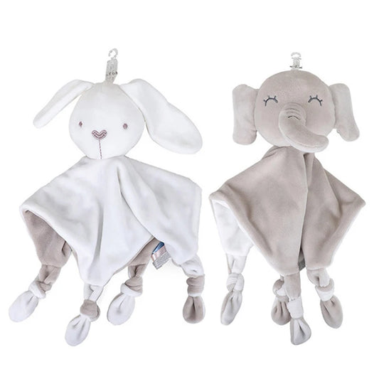 1 Pc Baby Animal Rabbit Plush Security Blanket & Comforter