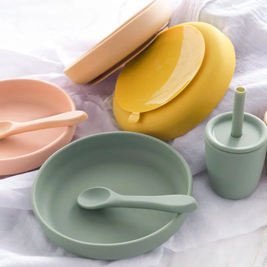 Silicone Children's Tableware -  Plate/Bowl