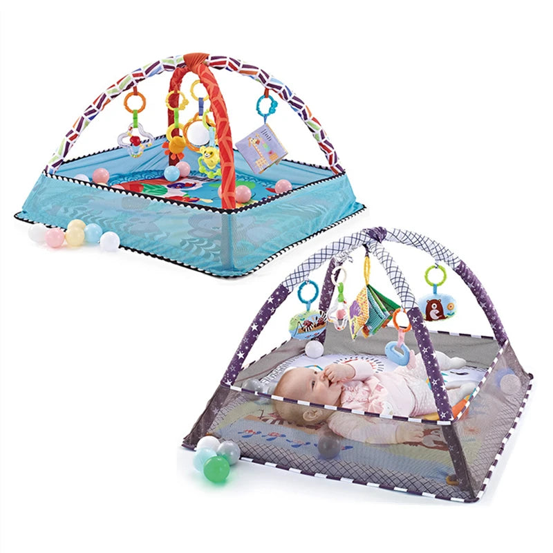 Multifunctional Baby Fitness & Crawling Game Mat