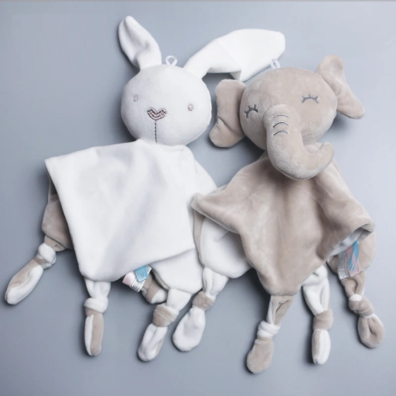 1 Pc Baby Animal Rabbit Plush Security Blanket & Comforter