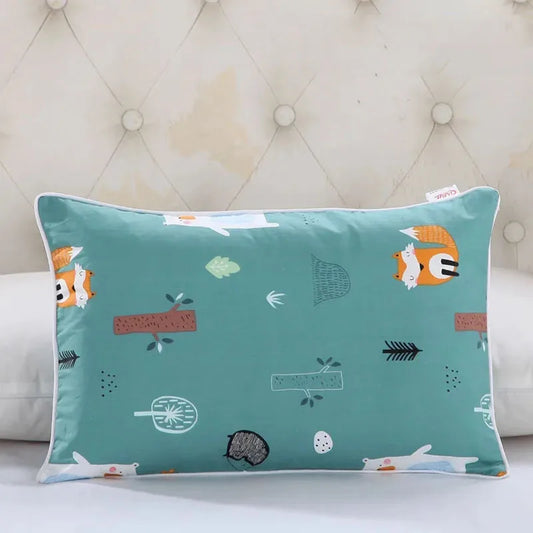 Baby Cartoon Pillowcase - Breathable, Soft, Cotton, 22x34cm