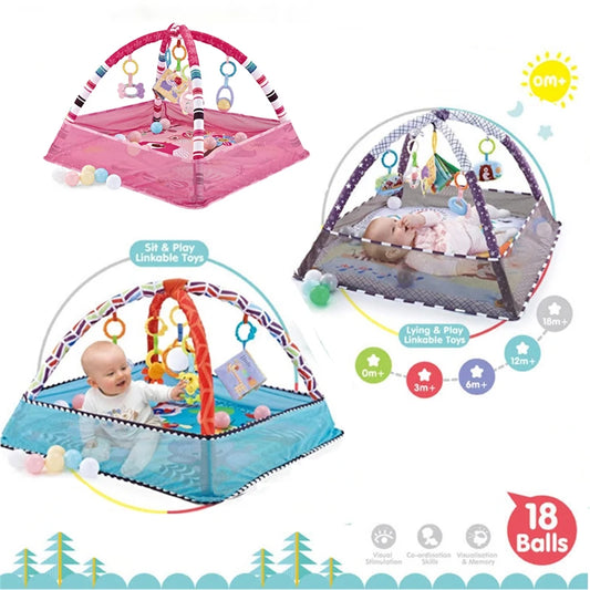 Multifunctional Baby Fitness & Crawling Game Mat