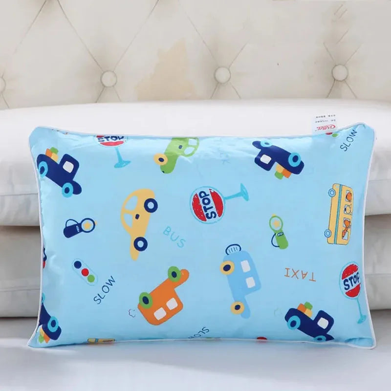 Baby Cartoon Pillowcase - Breathable, Soft, Cotton, 22x34cm