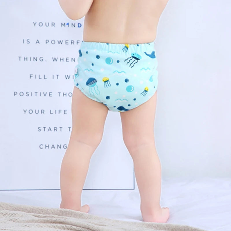 6 Layer Waterproof Reusable Cotton Baby Training Pants