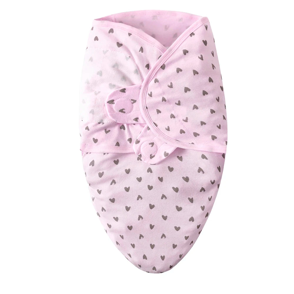 100% Cotton Newborn Baby Swaddle Wrap & Sleepsack