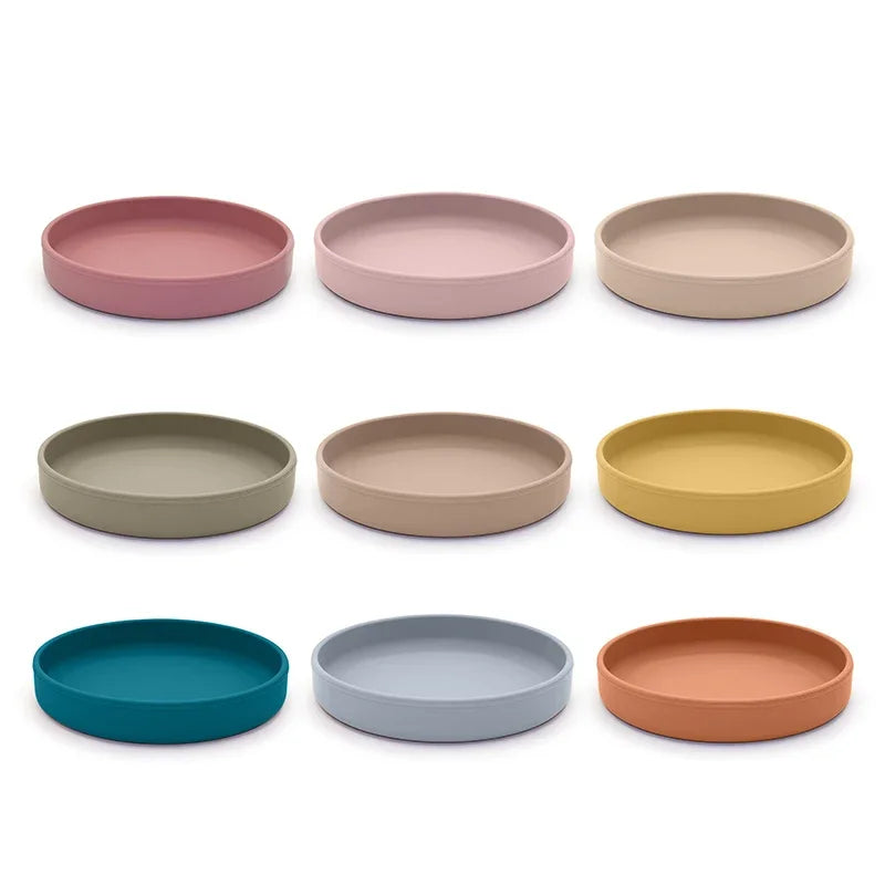 Eco-Friendly Silicone Baby Plate Bowl