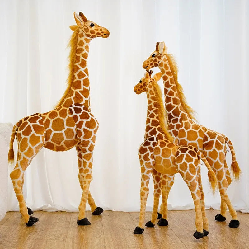 Giant Giraffe Plush Toy - Cute & Soft Stuffed Animal Doll for Kids