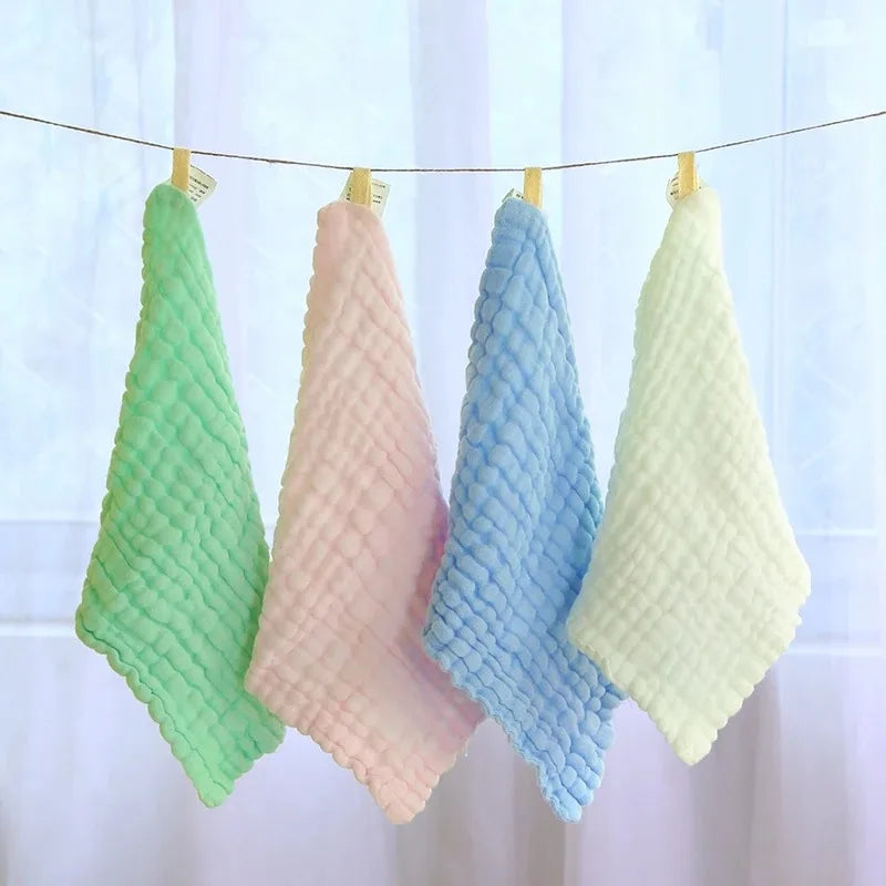 Soft Cotton Baby Bathing Towel & Washcloth Set