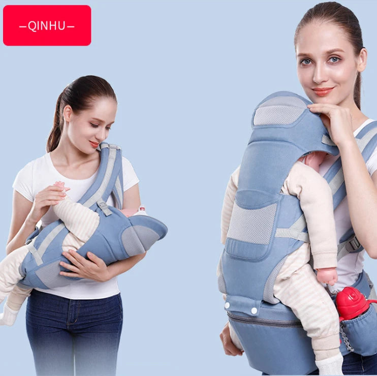 Ergonomic Baby Carrier with Hipseat for 0-36 Months