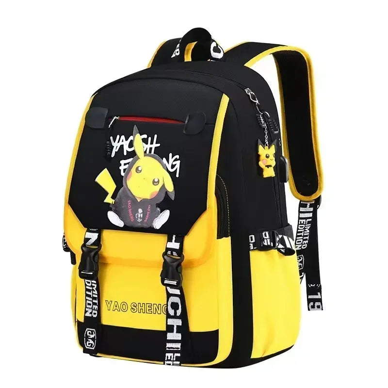 Fashion anime flip cartoon children shoulders to reduce the burden of cute trendy primary school student backpack boy