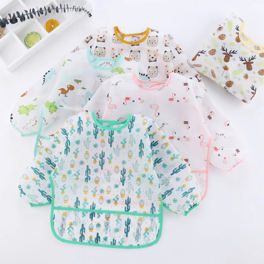 Waterproof Long Sleeve Baby Bib & Art Smock