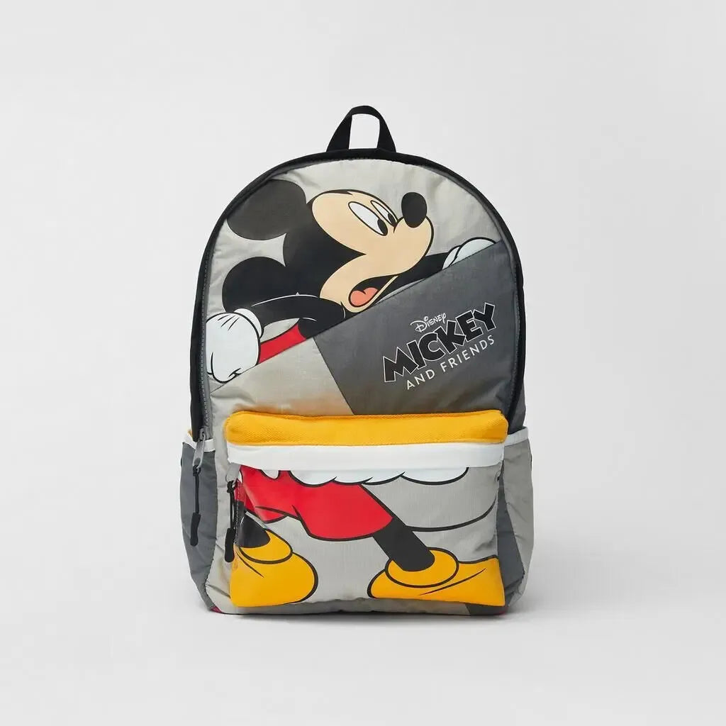 Boutique Fashion Children's Backpack Disney Mickey Cartoon School Bag Kids Boys Girls Kindergarten Student Schoolbag Back Pack