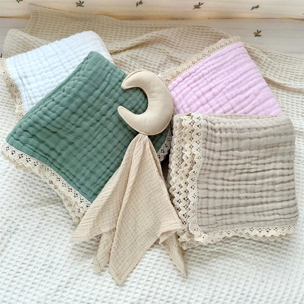 1 Pc 6 Layers Muslin Organic Cotton Baby Blanket