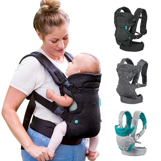 Four-in-One Baby Carrier with Air Mesh & Cotton