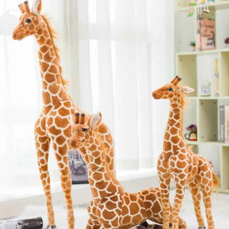 Giant Giraffe Plush Toy - Cute & Soft Stuffed Animal Doll for Kids