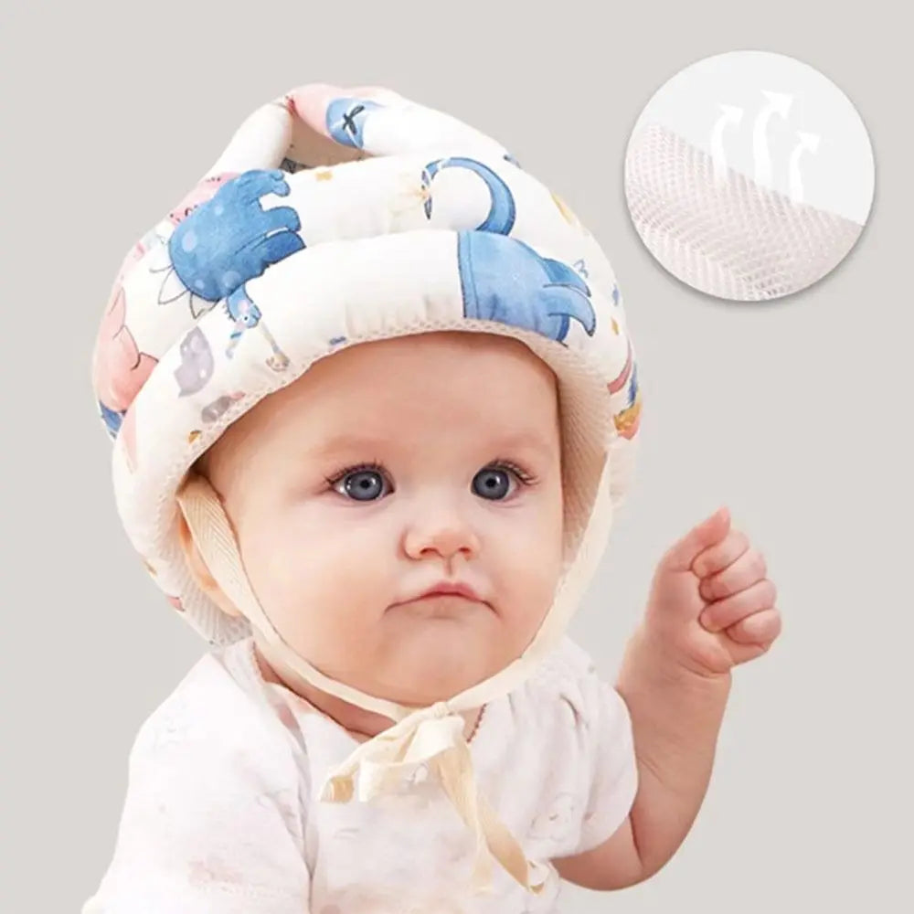 Adjustable Baby Safety Helmet for Head Protection