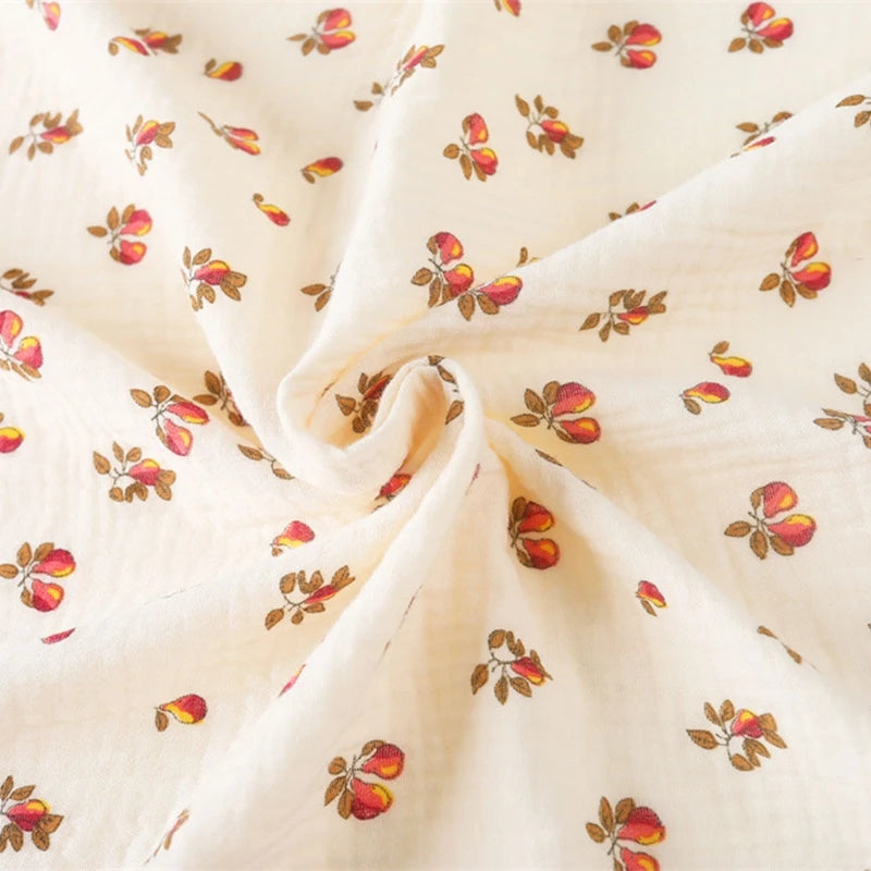 Super Soft Cotton Muslin Baby Blanket & Swaddle Wrap