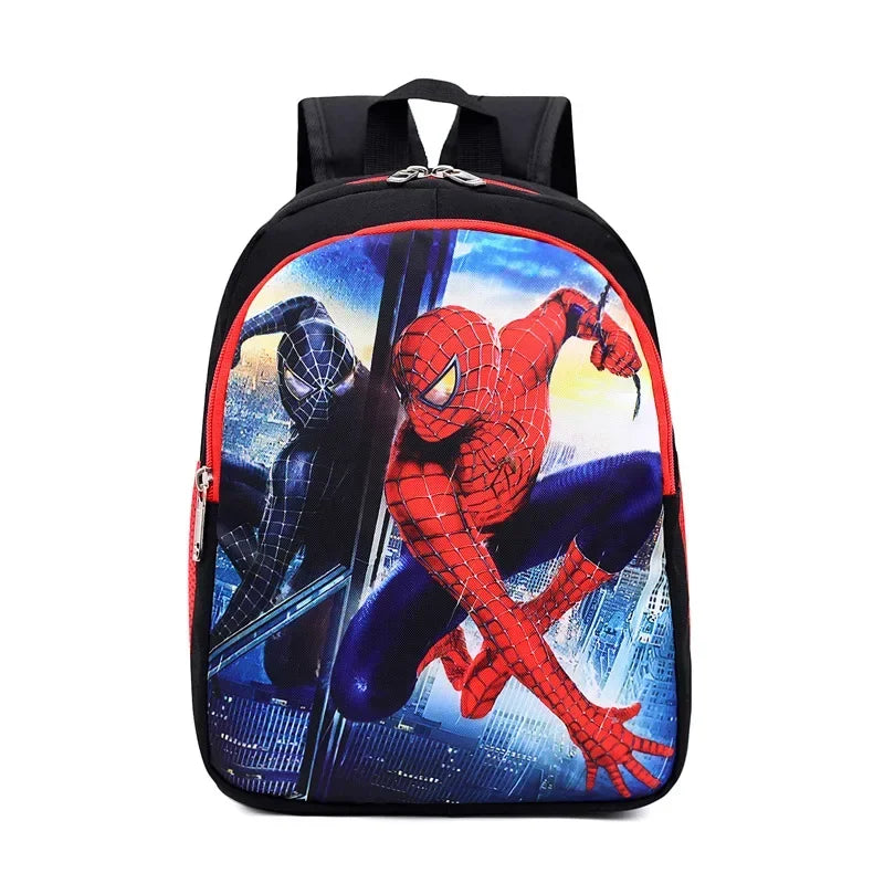 Marvel Avengers Anime Backpack Iron Man Captain America Cartoon Captain America Kindergarten School Bag for Boys Schoolbag Gift