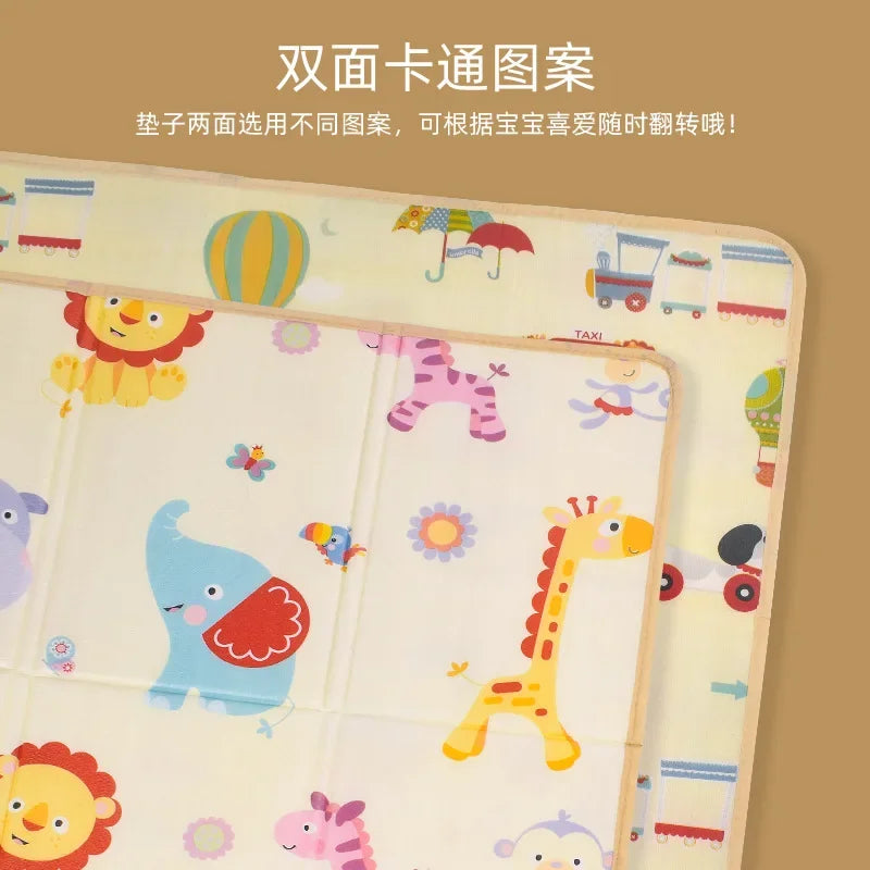 Foldable 180x100cm Baby Play Mat - Educational Puzzle Carpet