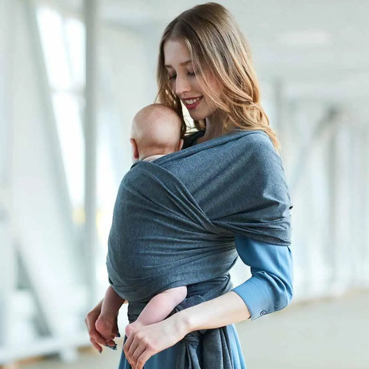 Stretchy Cotton Baby Wrap Carrier (0-36 Months)