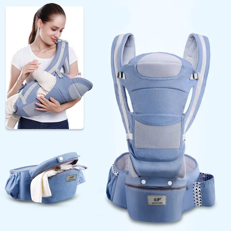 Ergonomic Baby Carrier with Hipseat for 0-36 Months