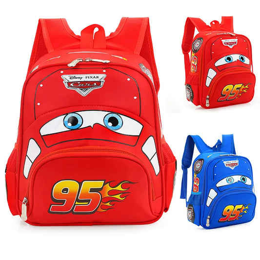 Disney  car children's bag kindergarten  boy safety backpack primary school students 3-6 years old