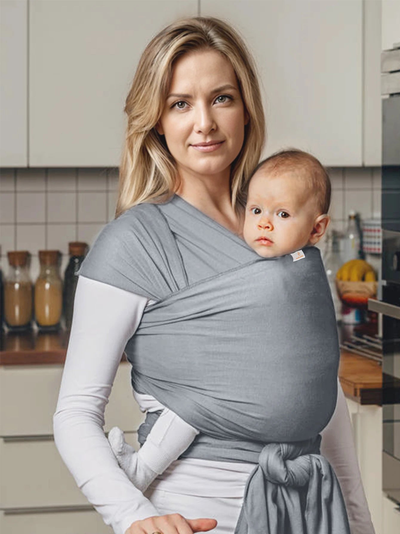 Elastic Hands-Free Baby Carrier Straps