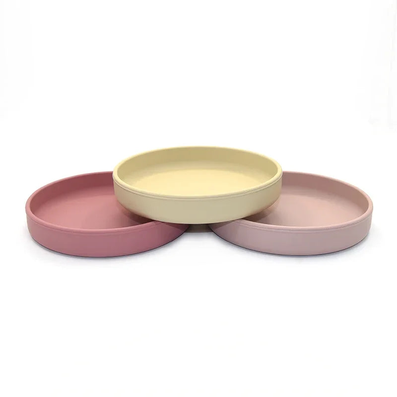 Eco-Friendly Silicone Baby Plate Bowl