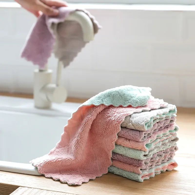 1 Pc Soft Infant Bath Towel & Washcloth - 26x15cm