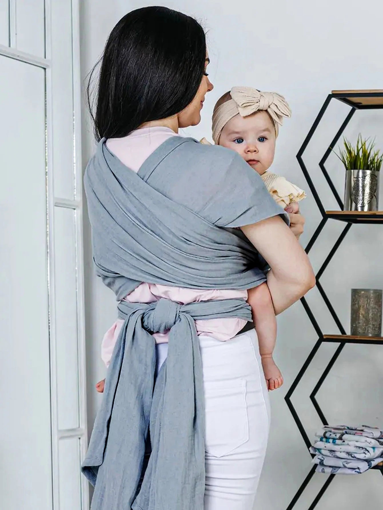 Elastic Hands-Free Baby Carrier Straps