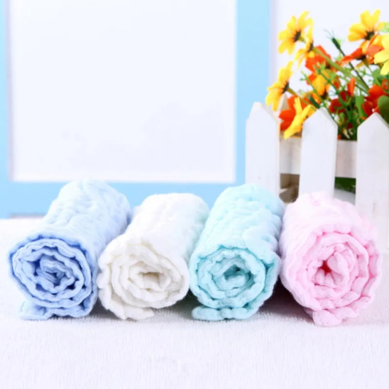 Soft Cotton Baby Bathing Towel & Washcloth Set