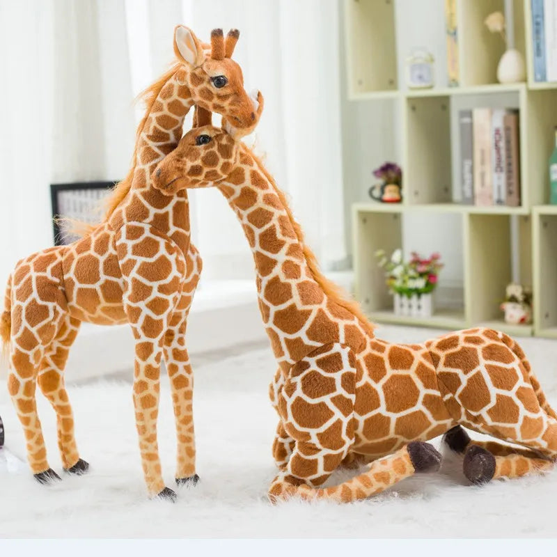 Giant Giraffe Plush Toy - Cute & Soft Stuffed Animal Doll for Kids