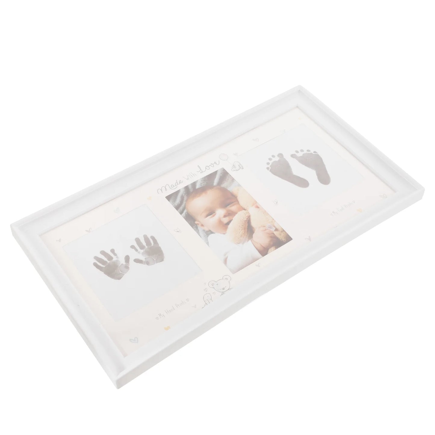 Newborn Hand & Footprint Photo Frame Kit with Ink Pad