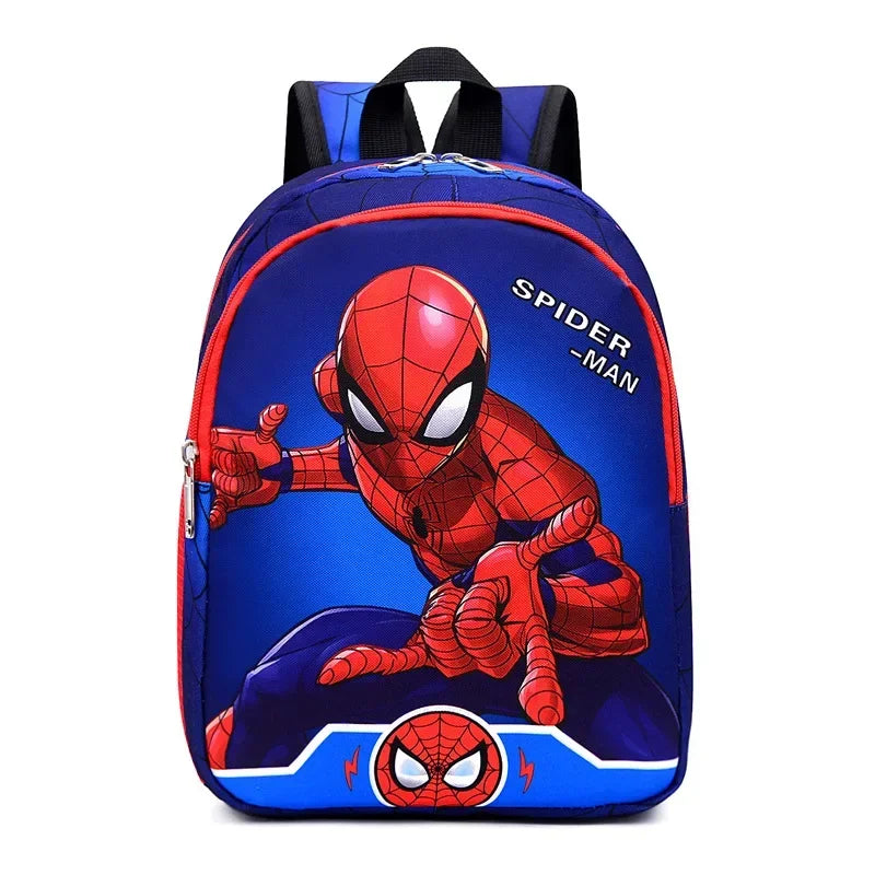 Marvel Avengers Anime Backpack Iron Man Captain America Cartoon Captain America Kindergarten School Bag for Boys Schoolbag Gift