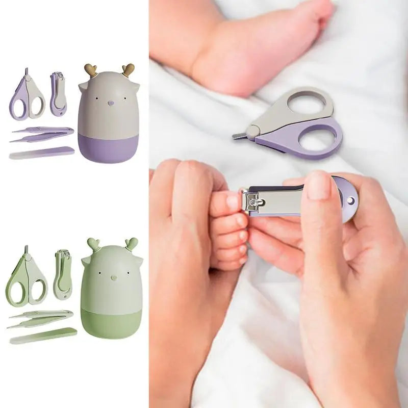 Baby Nail Care Set with Safety Scissors & Clippers