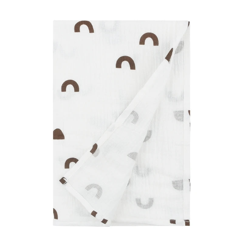 Crepe-Cotton Baby Swaddle Wrap Blanket