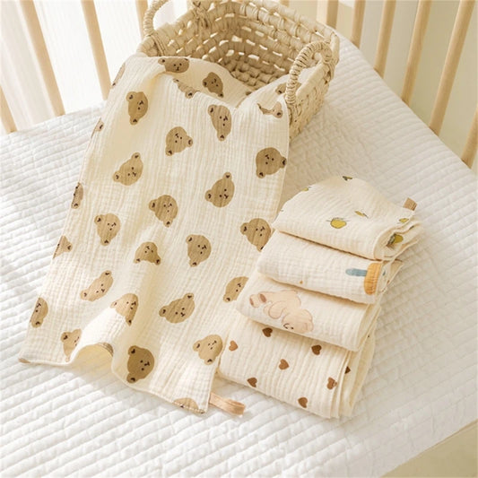 Cute Cartoon Cotton Baby Towels & Washcloths