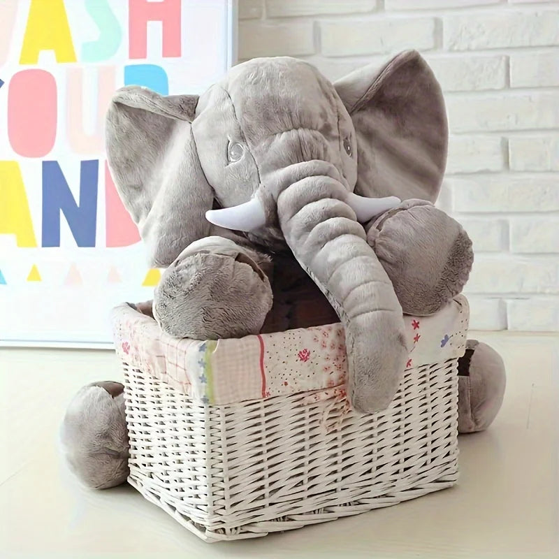 40cm Soft Elephant Plush Toy - Baby Sleeping Pillow