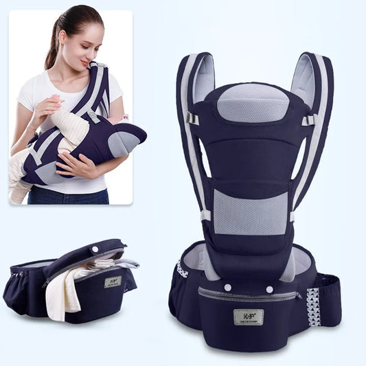 Ergonomic Baby Carrier with Hipseat for 0-36 Months