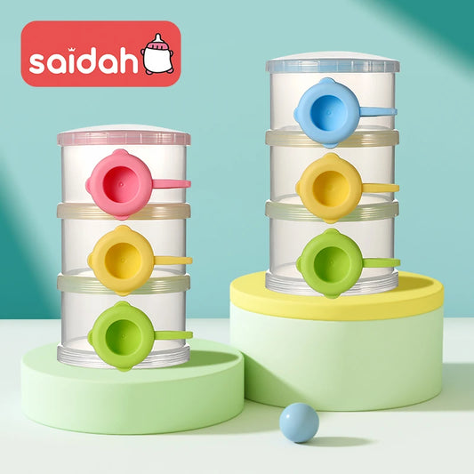 BPA-Free 3-Layer Baby Milk Powder Container