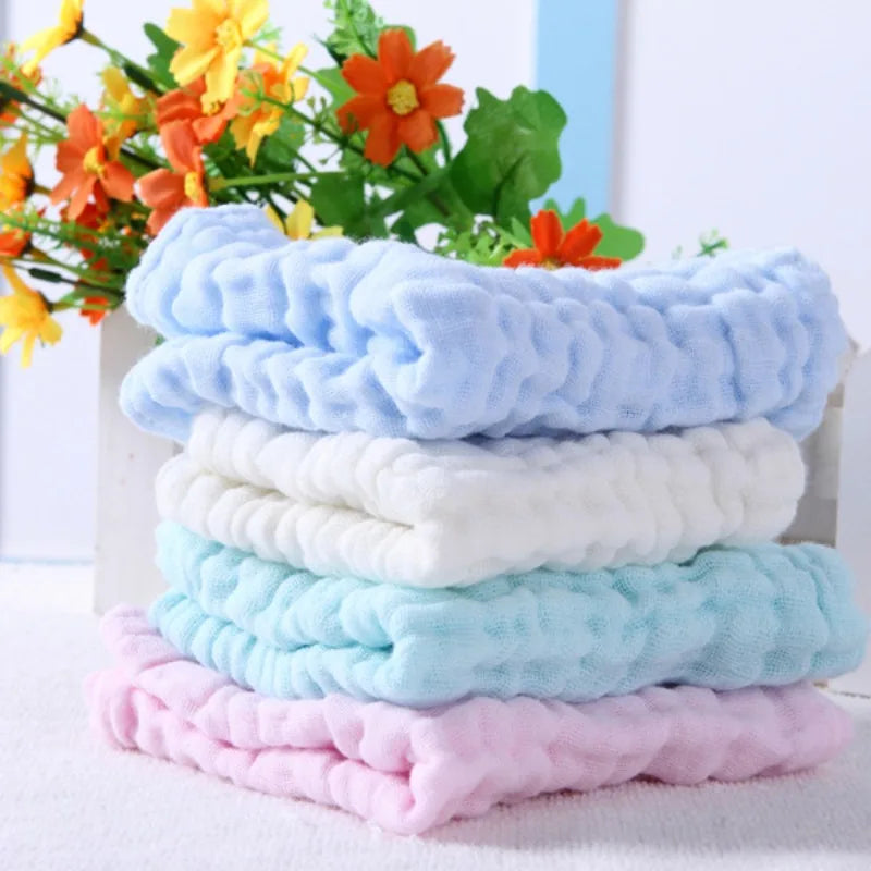 Soft Cotton Baby Bathing Towel & Washcloth Set