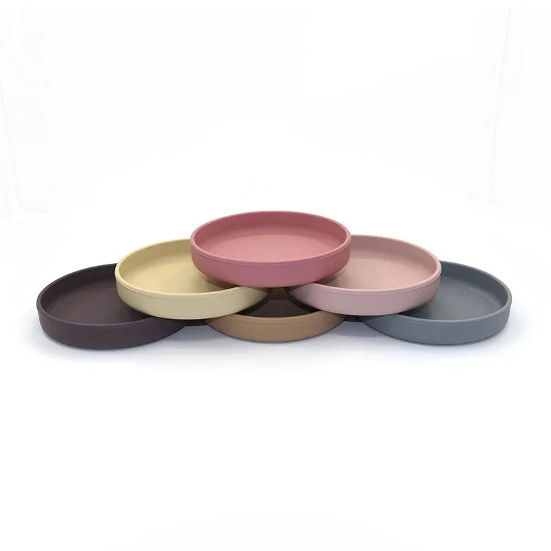 Eco-Friendly Silicone Baby Plate Bowl