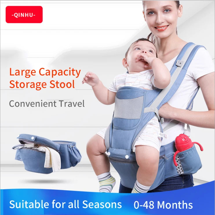 Ergonomic Baby Carrier with Hipseat for 0-36 Months