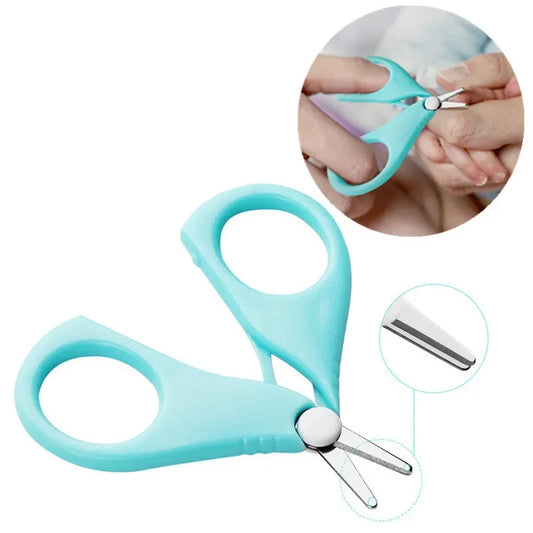 Stainless Steel Baby Nail Scissors - Safe & Easy for Newborns